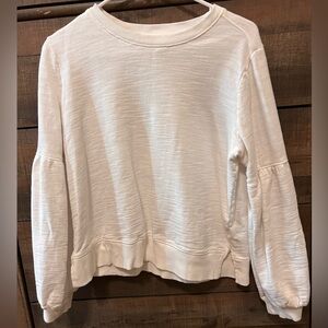 Women’s Long Sleeve | Time and Tru White Medium